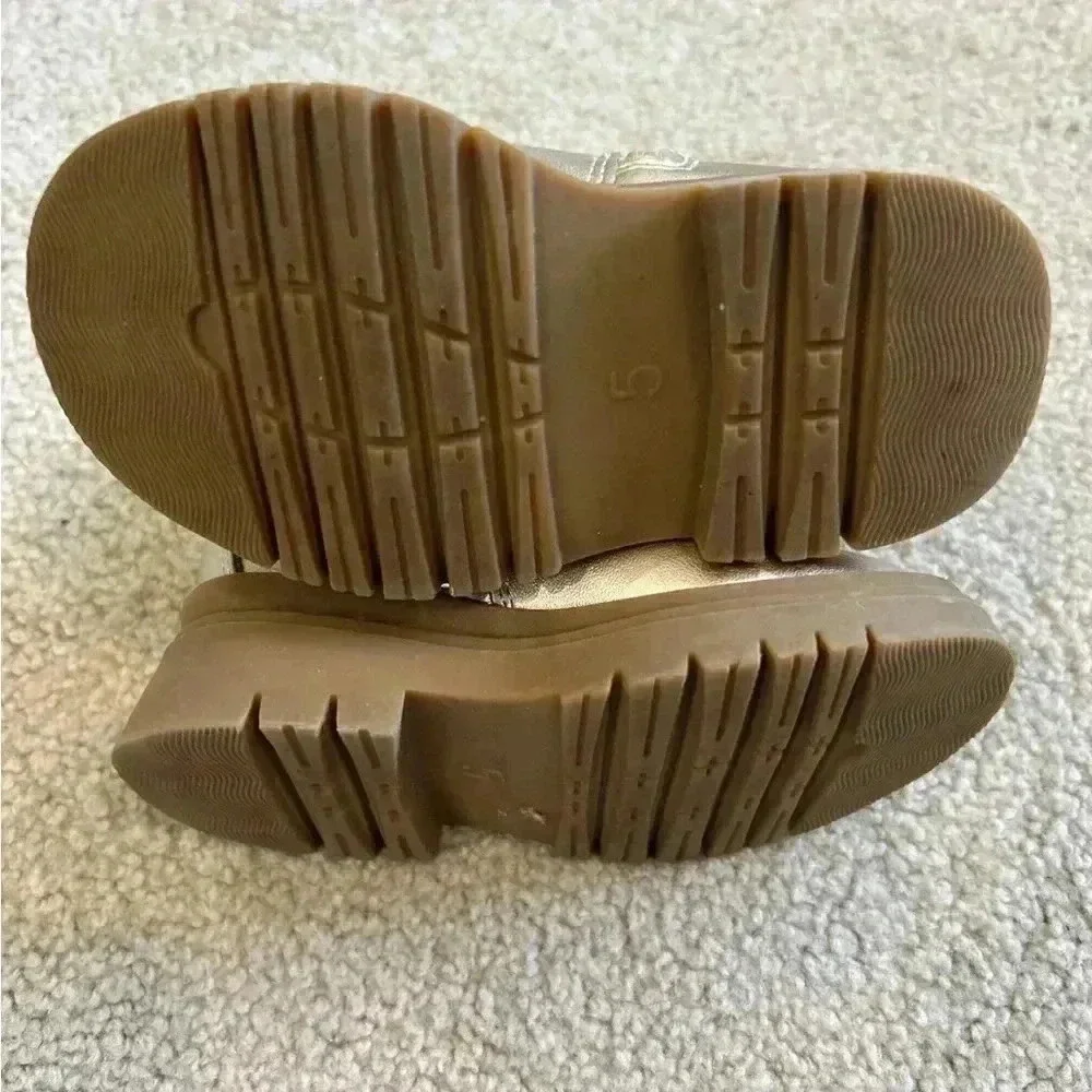 Gap Kids Ankle Boots gold size 5